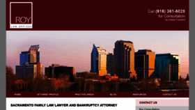 What Theroylawoffices.com website looked like in 2020 (3 years ago)