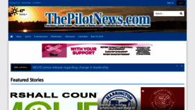 What Thepilotnews.com website looked like in 2020 (3 years ago)
