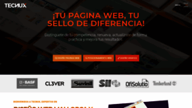 What Tecnux.net website looked like in 2020 (3 years ago)
