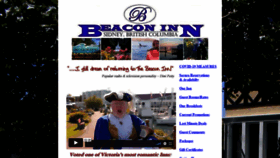 What Thebeaconinn.com website looked like in 2020 (3 years ago)