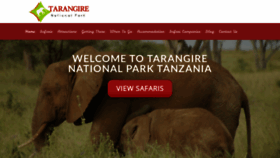 What Tarangiretanzania.com website looked like in 2020 (3 years ago)