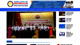 What Tccongdong.edu.vn website looked like in 2020 (3 years ago)