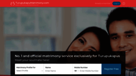 What Turupukapumatrimony.com website looked like in 2020 (3 years ago)