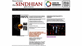 What Thesindhian.com website looked like in 2020 (3 years ago)