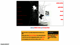 What Thefall.org website looked like in 2020 (3 years ago)