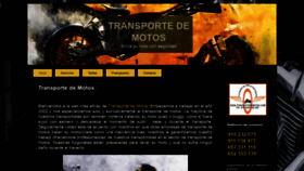 What Transportedemotos.com website looked like in 2020 (3 years ago)