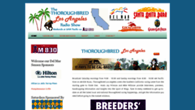 What Thoroughbredla.com website looked like in 2020 (3 years ago)