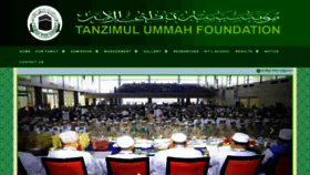 What Tanzimulummah.org website looked like in 2020 (3 years ago)