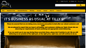What Tillys.com.au website looked like in 2020 (3 years ago)