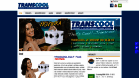 What Transcool.cz website looked like in 2020 (3 years ago)