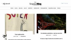 What Thesingularblog.com website looked like in 2020 (3 years ago)