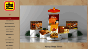 What Threeriversfoods.com website looked like in 2020 (3 years ago)