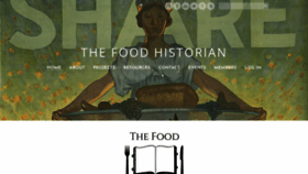 What Thefoodhistorian.com website looked like in 2020 (3 years ago)