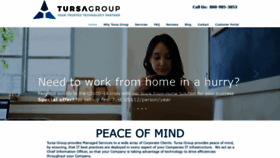 What Tursagroup.com website looked like in 2020 (3 years ago)