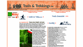 What Trekkings.be website looked like in 2020 (3 years ago)