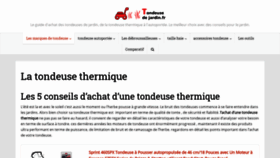 What Tondeusedejardin.fr website looked like in 2020 (3 years ago)