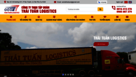 What Thaituanlogistics.com website looked like in 2020 (3 years ago)