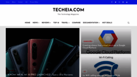 What Techeia.com website looked like in 2020 (3 years ago)