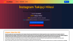 What Takipcivarx.com website looked like in 2020 (3 years ago)
