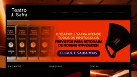 What Teatrojsafra.com.br website looked like in 2020 (3 years ago)