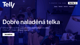 What Telly.cz website looked like in 2020 (3 years ago)