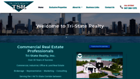 What Tristaterealty.com website looked like in 2020 (3 years ago)
