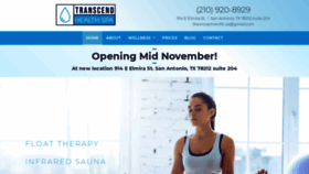 What Transcendsa.com website looked like in 2020 (3 years ago)