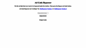 What Thebypasser.com website looked like in 2020 (3 years ago)