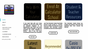 What Thecalculatorguide.com website looked like in 2020 (3 years ago)