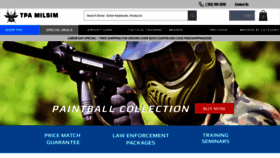 What Tacticalpaintballandairsoft.com website looked like in 2020 (3 years ago)