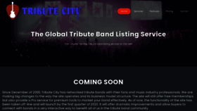 What Tributecity.com website looked like in 2020 (3 years ago)