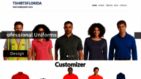 What Tshirtsflorida.com website looked like in 2020 (3 years ago)