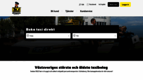What Taxigoteborg.se website looked like in 2020 (3 years ago)