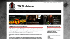 What Tsv-firnhaberau.de website looked like in 2020 (3 years ago)