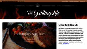 What Thegrillinglife.com website looked like in 2020 (3 years ago)
