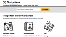 What Textpattern.net website looked like in 2020 (3 years ago)