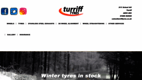 What Turrifftyres.co.uk website looked like in 2020 (3 years ago)