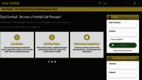 What Total-football.org website looked like in 2020 (3 years ago)