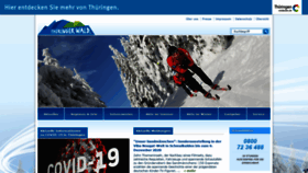 What Thueringer-wald.com website looked like in 2020 (3 years ago)