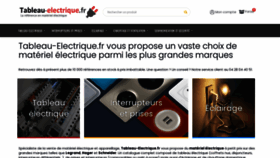 What Tableau-electrique.fr website looked like in 2020 (3 years ago)