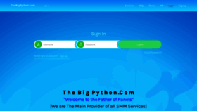 What Thebigpython.com website looked like in 2020 (3 years ago)