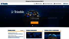 What Trimble.fr website looked like in 2020 (3 years ago)
