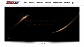 What Turboairinc.com.au website looked like in 2020 (4 years ago)