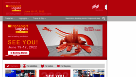 What Transportlogistic-china.com website looked like in 2020 (5 years ago)