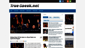 What True-speak.net website looked like in 2020 (4 years ago)