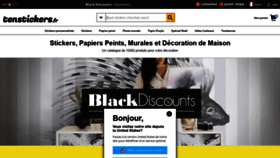 What Tenstickers.fr website looked like in 2020 (3 years ago)