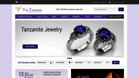 What Toptanzanite.com website looked like in 2020 (3 years ago)