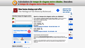 What Tempodeviagem.com.br website looked like in 2020 (3 years ago)