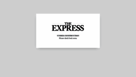 What Theexpress.net website looked like in 2020 (3 years ago)