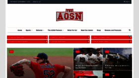 What Theaosn.com website looked like in 2020 (3 years ago)